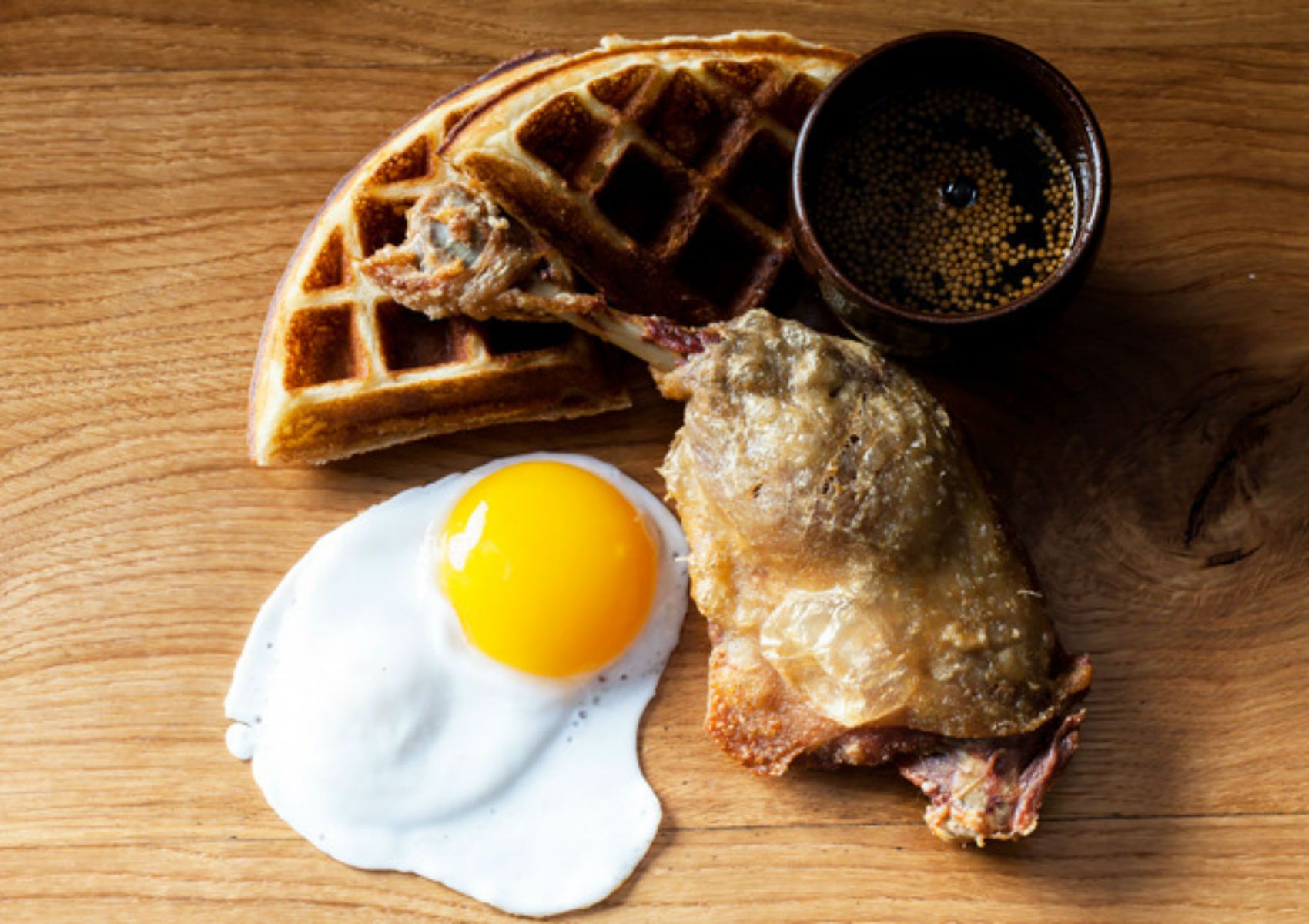 Duck and Waffle from the Duck and Waffle Restaurant