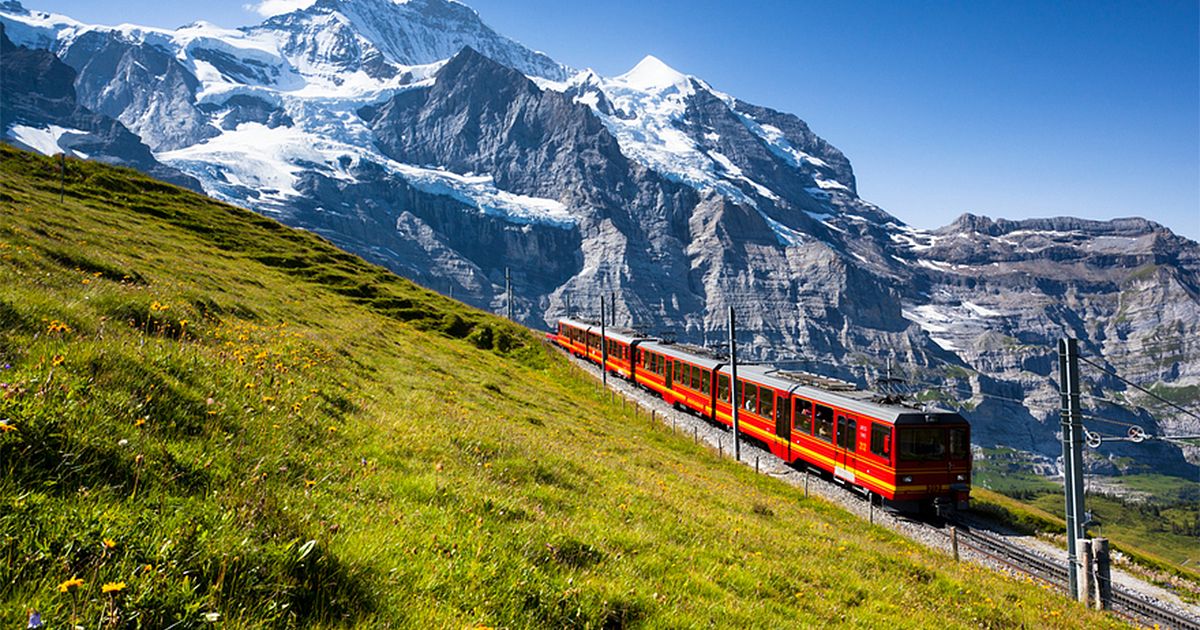 Get A View of the Swiss Alps From Interlaken - Retired And Travelling