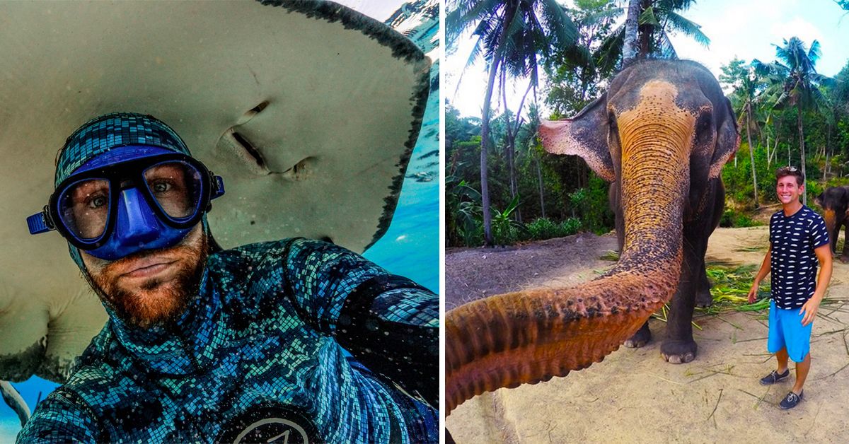 25 Perfectly-Timed Selfies That Show The Best Side Of Travel (And The ...