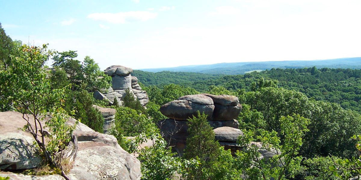 Garden of the Gods - Shawnee National Forest, one of the most beautiful spots to visit in the Midwest