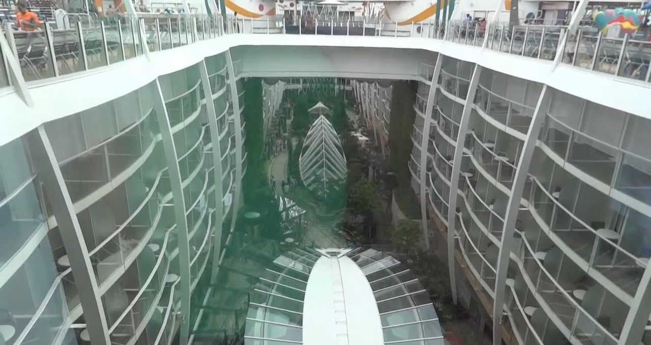 Shopping Mall On A Cruise Ship