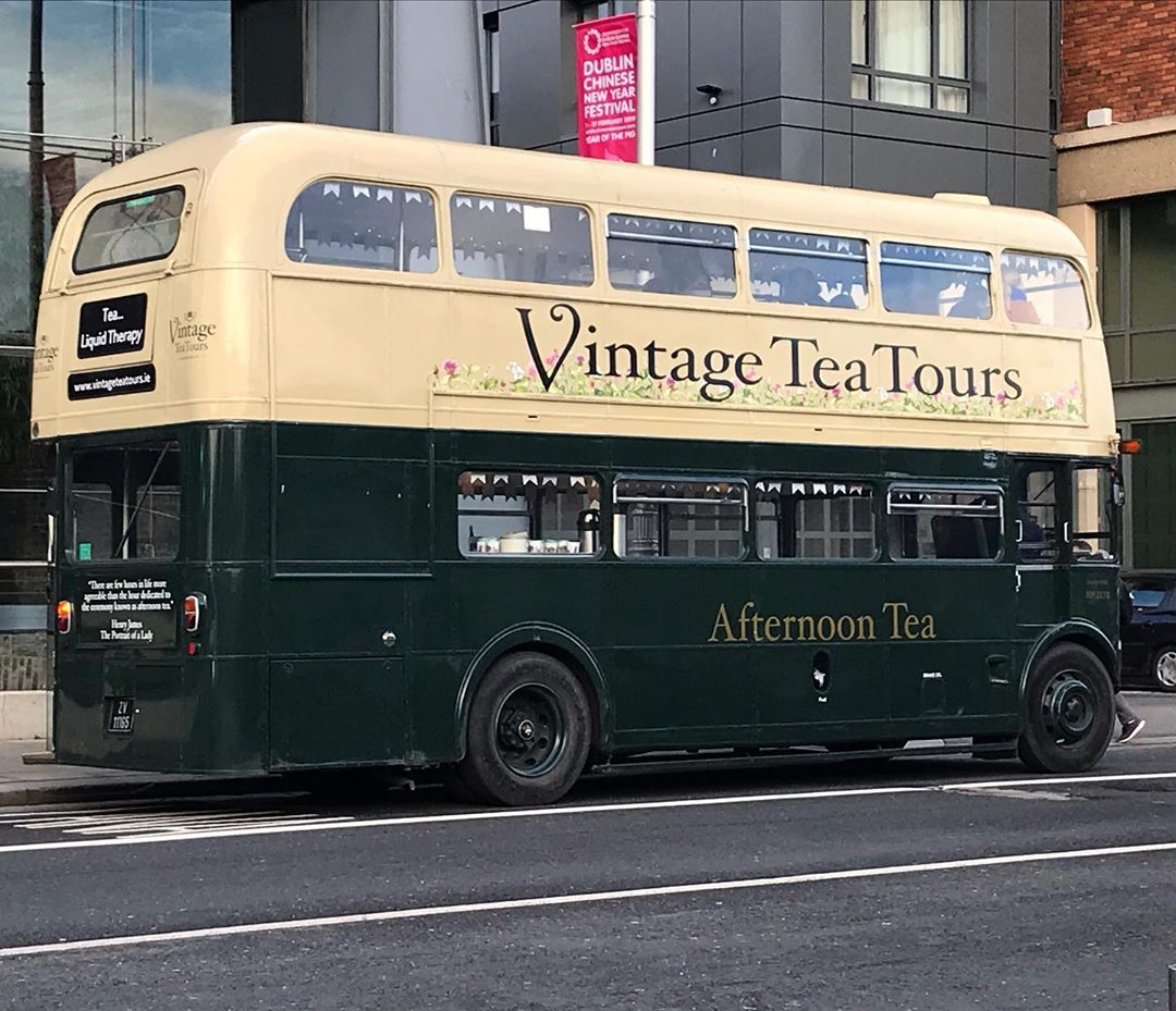 Tea tour bus in Ireland