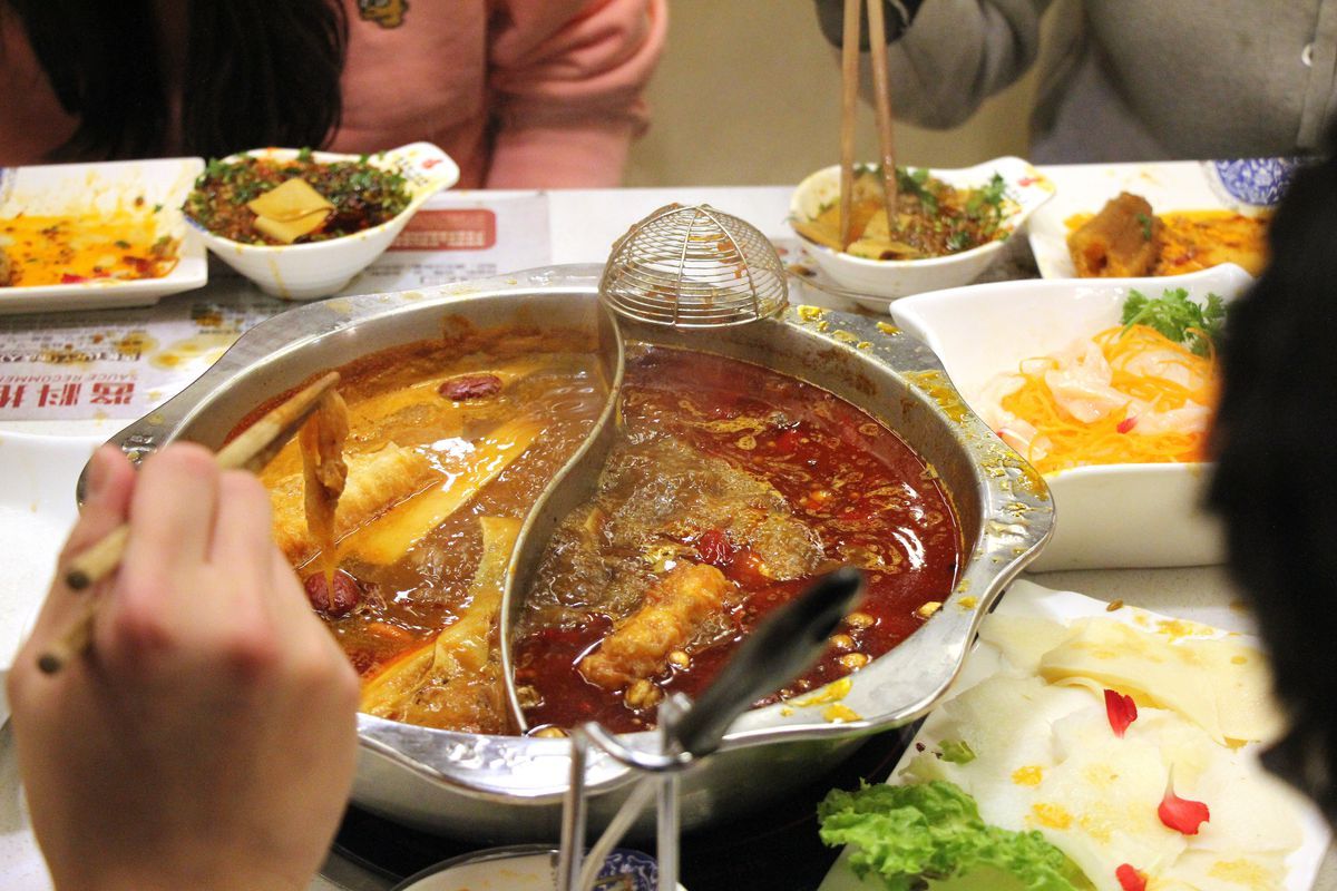 hot pot is a traditional dish throughout china
