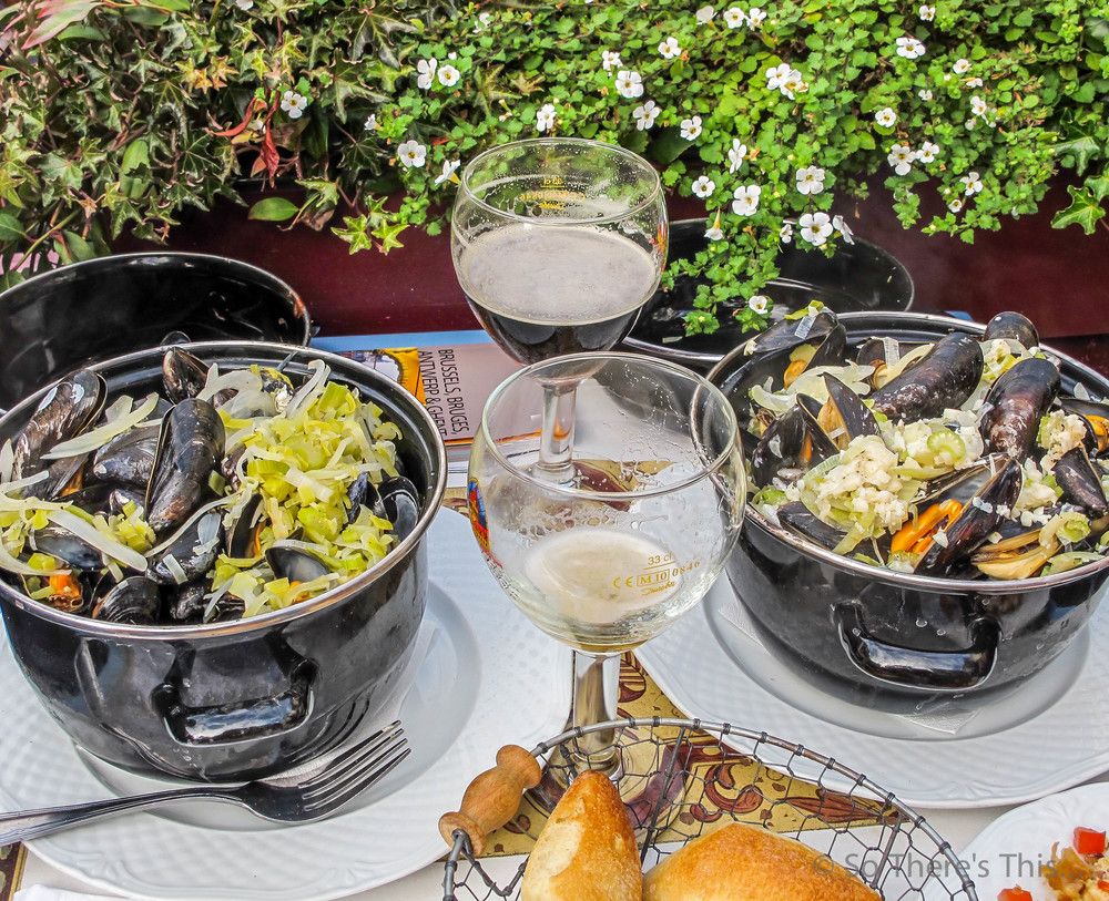 moules frites are the best from belgium