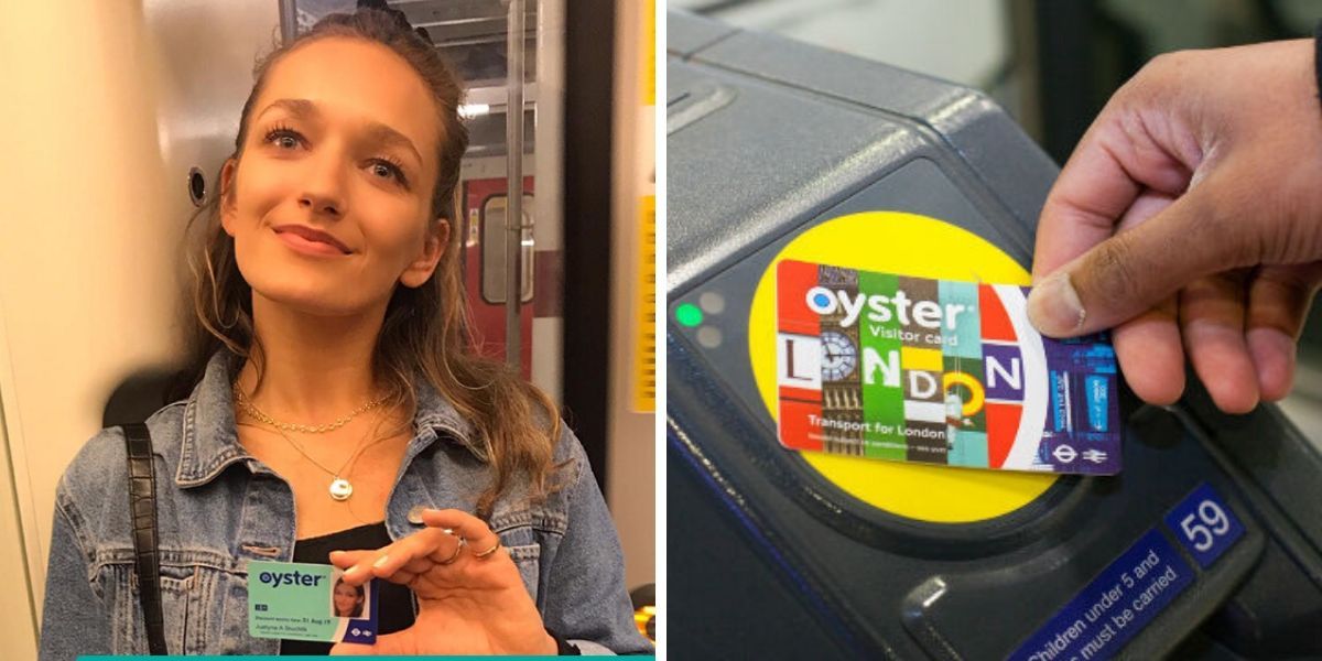 The oyster card for traveling london