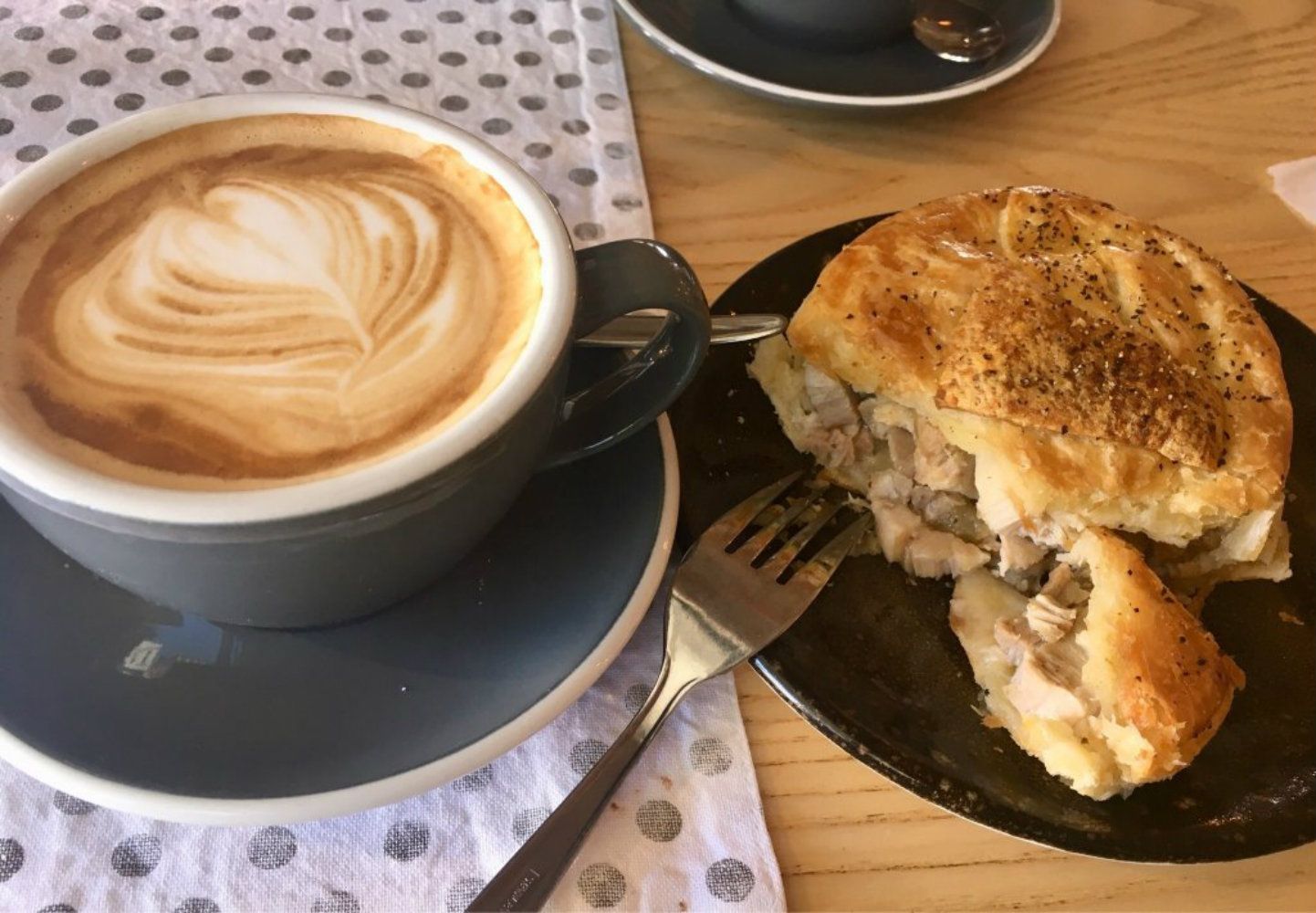 coffee and savory pie bakery