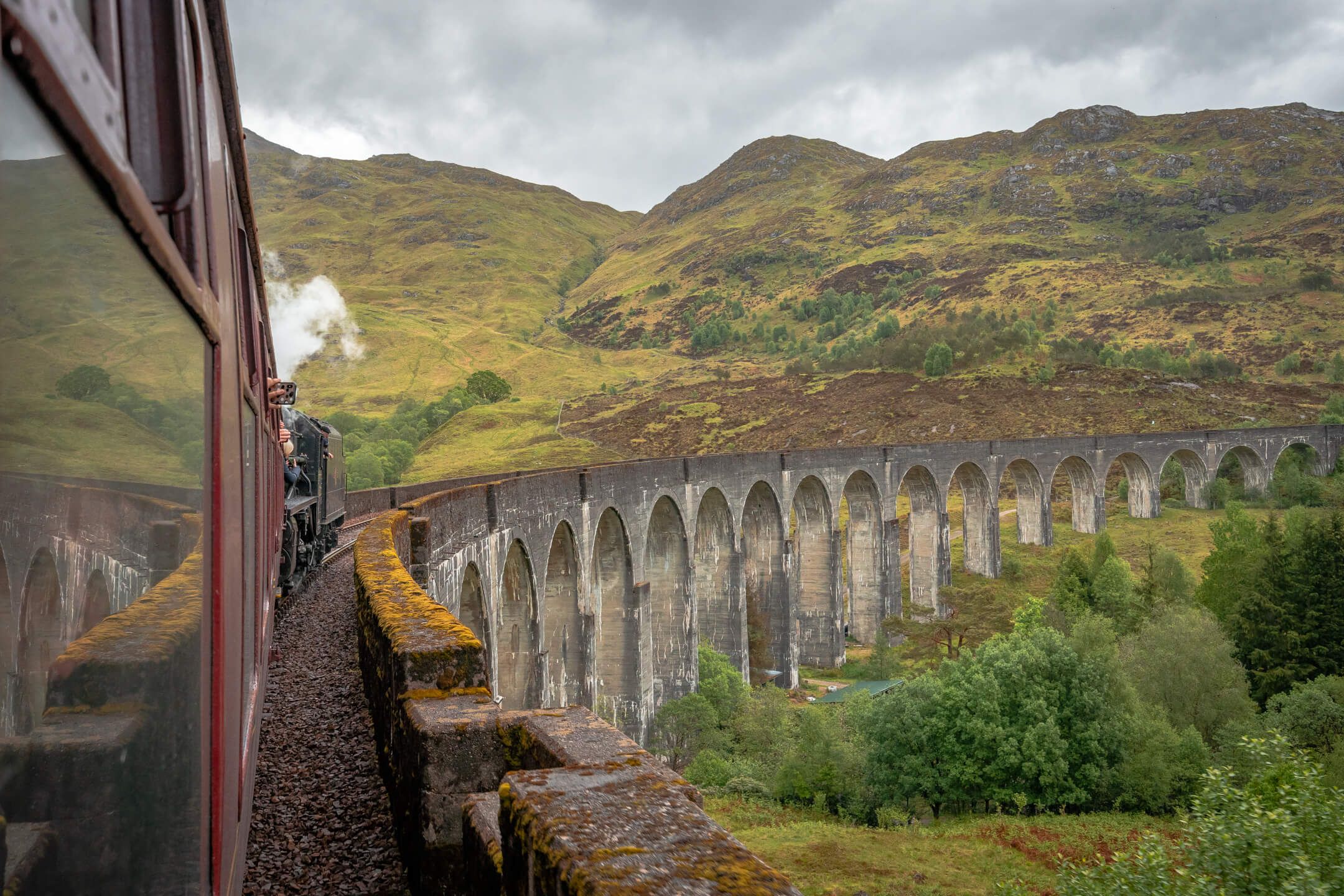 Jacobite Steam Train in Scotland