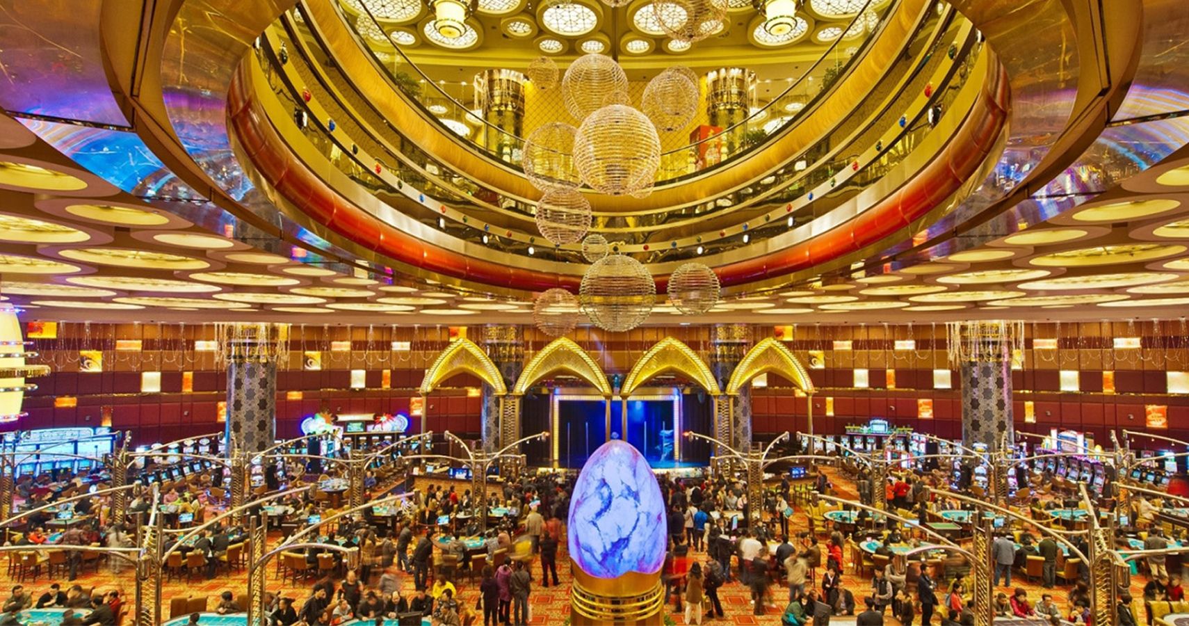 Interior of a Macau casino