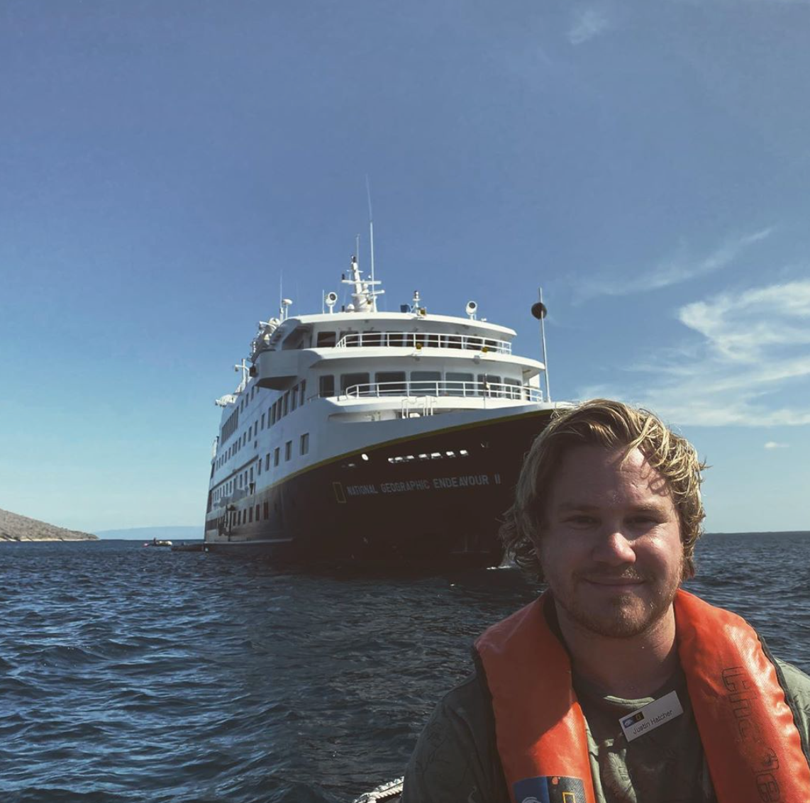 man on National Geographic Endeavour II