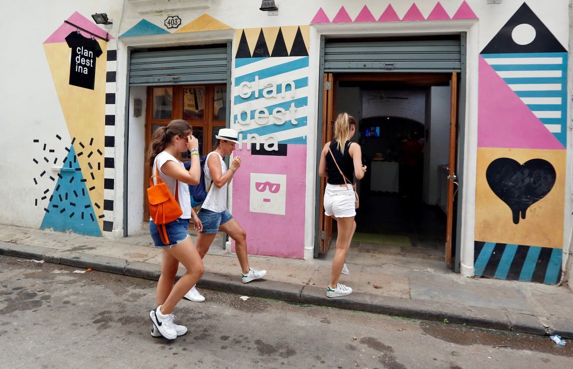 Clandestina retail store in Cuba