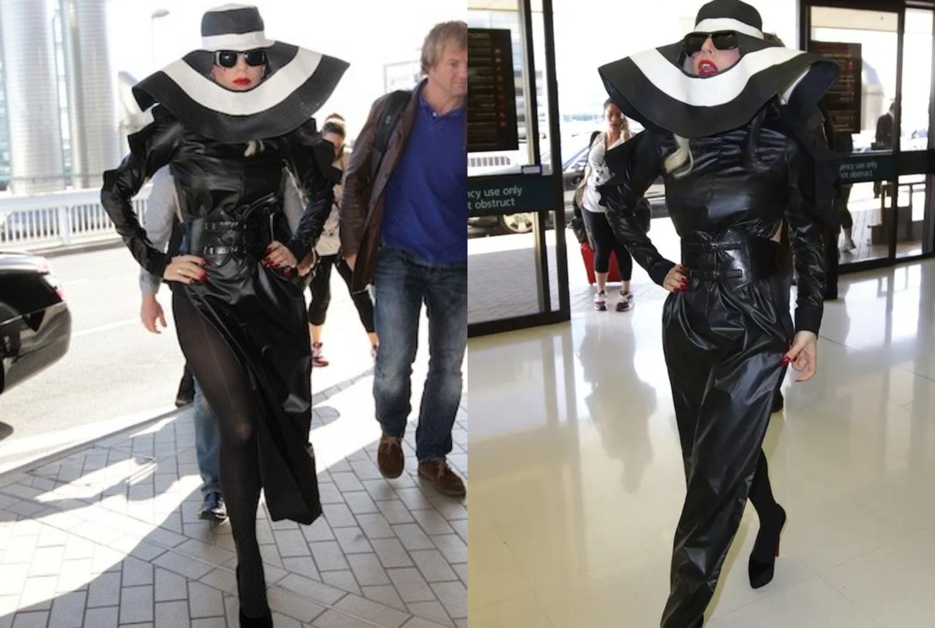 Lady Gaga at the airport