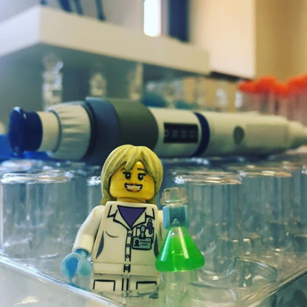 Lego Guy In Science Lab