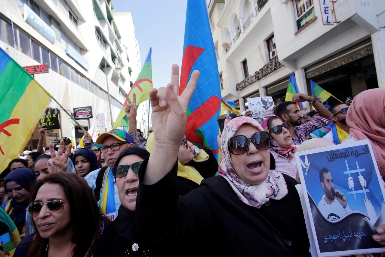 Protest in Morocco
