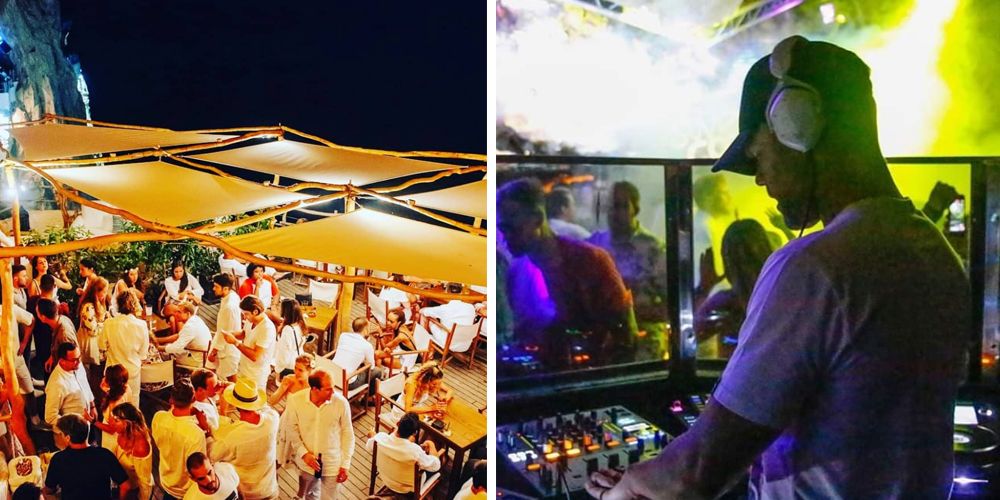 Seaside fiesta and DJ in Menorca