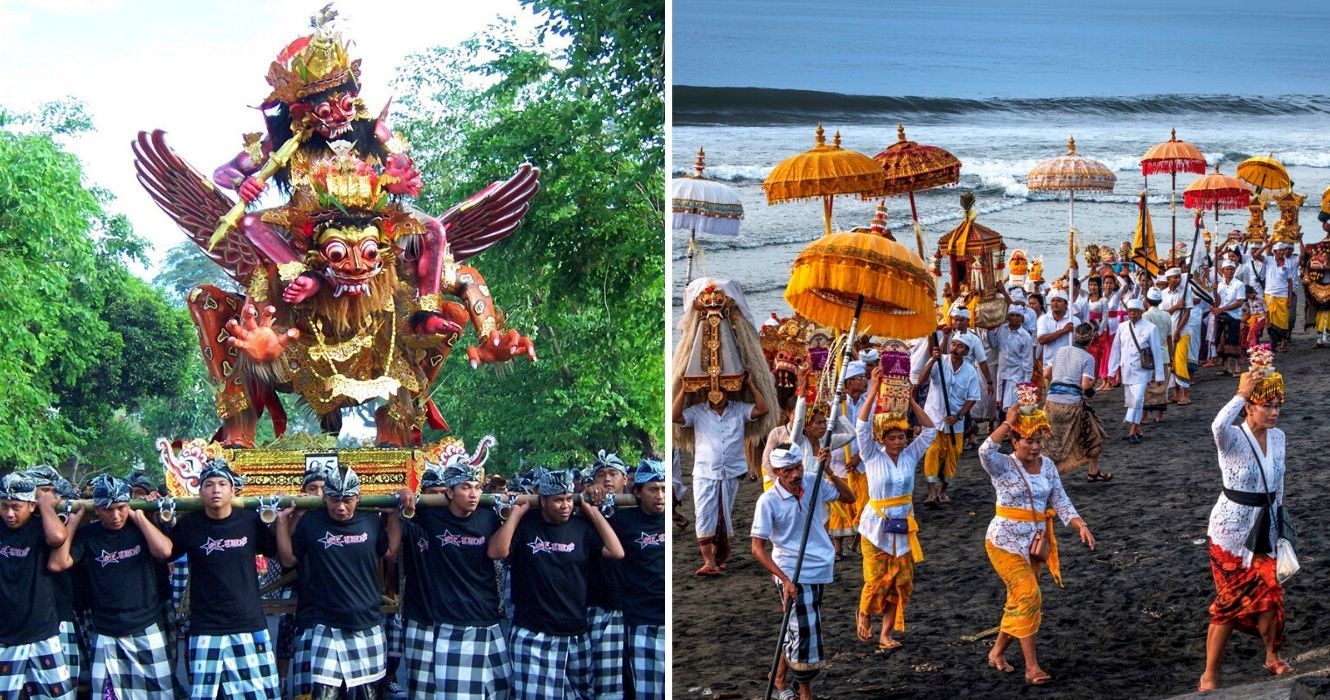 the balinese celebrate nyepi, a sacred holiday in bali