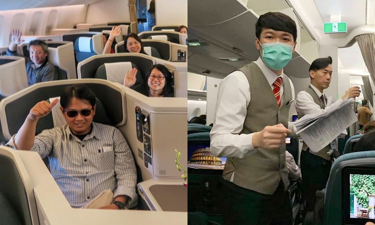 Cathay Pacific's passengers flying without protection and the protected crew