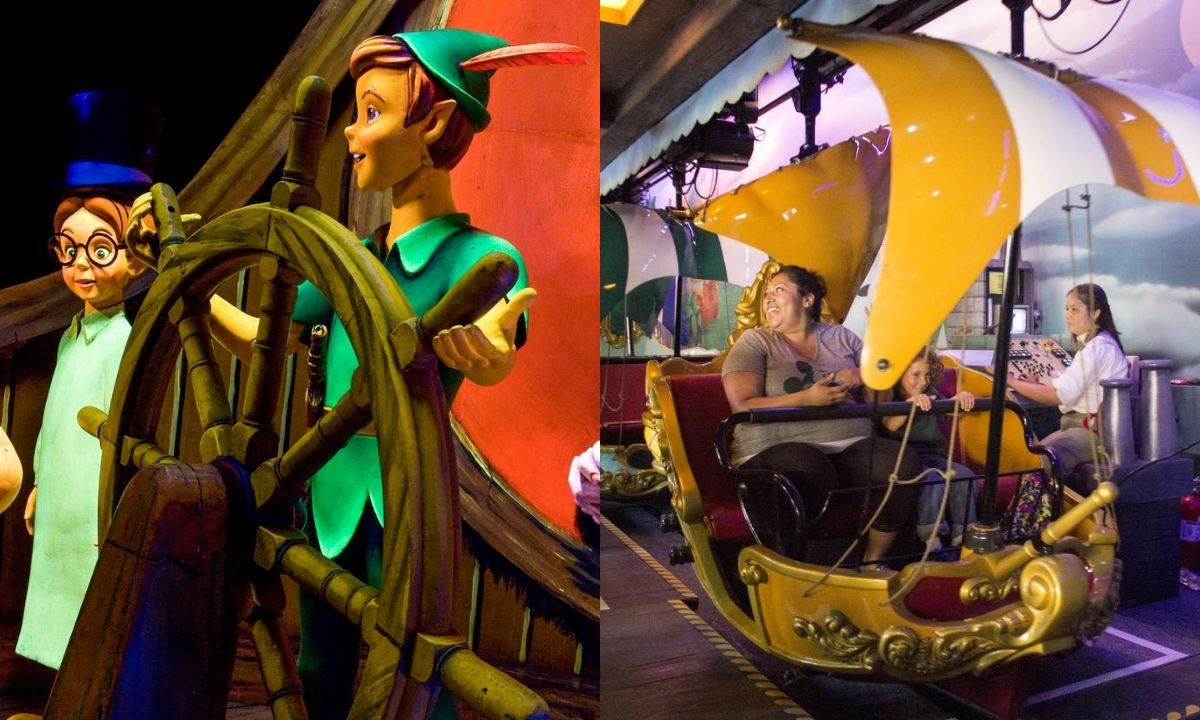 Peter Pan's Flight ride at Disneyland