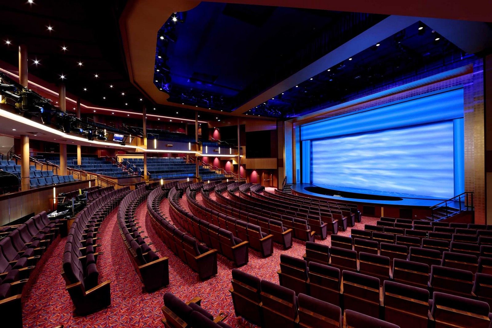 Movie theatre in a Royal Caribbean cruise ship