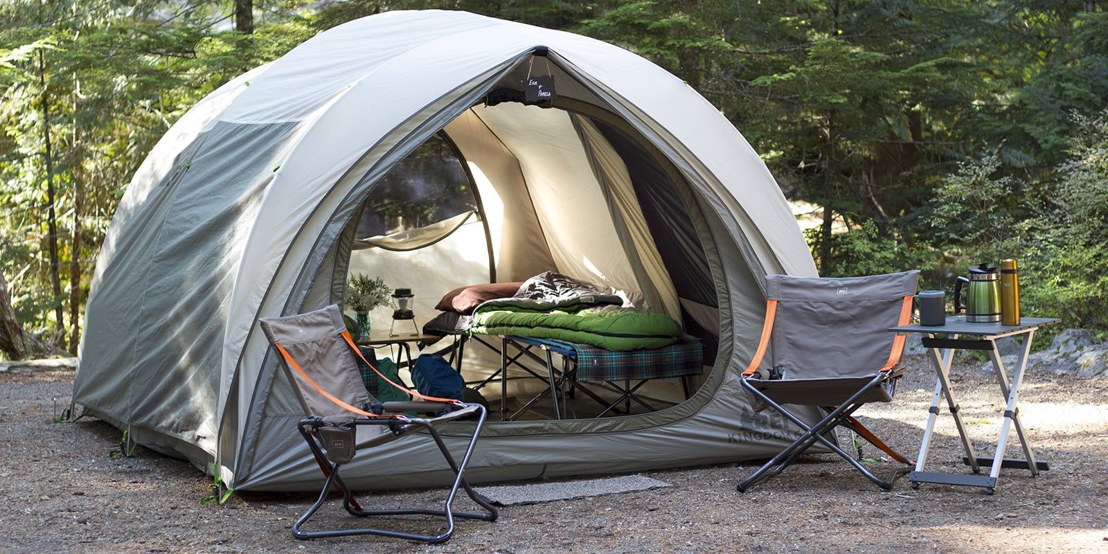 a campsite layout