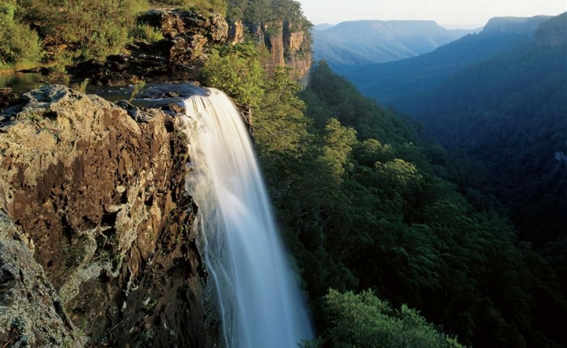 a waterfall in the southern highlands