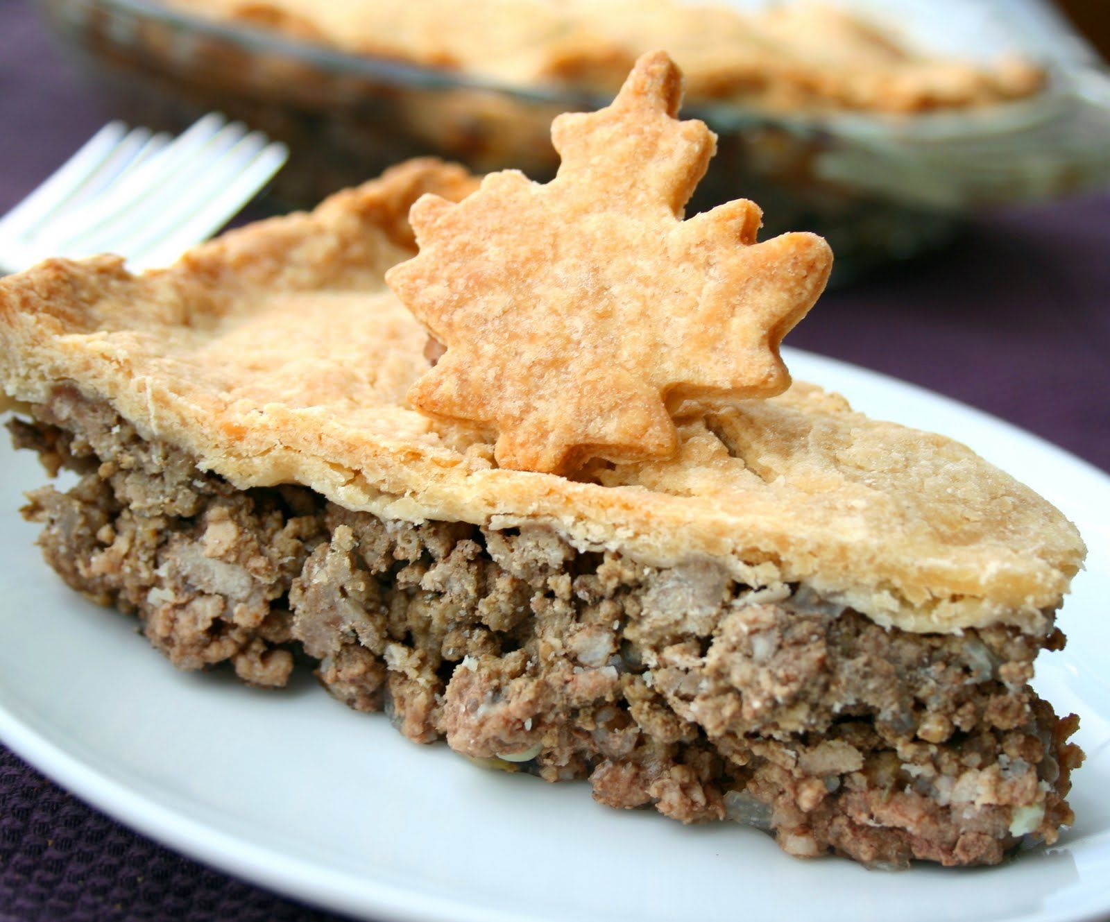 a meat pie from canada, toutiere