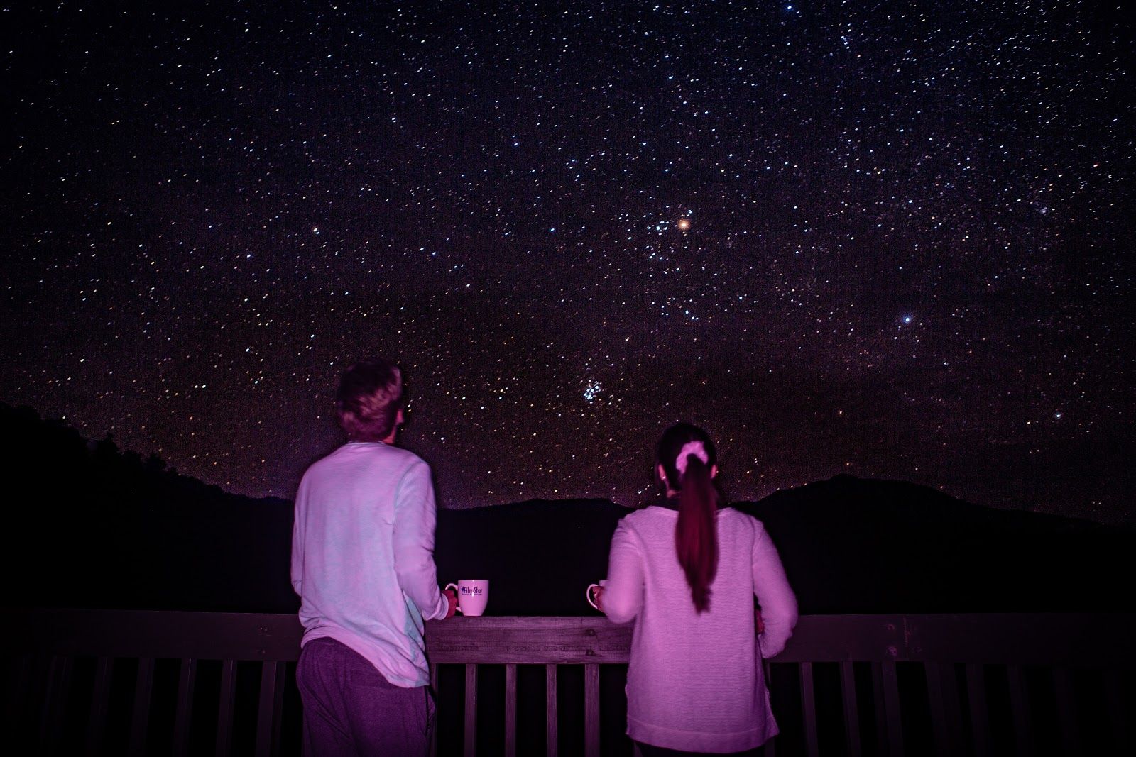 a couple stargazing