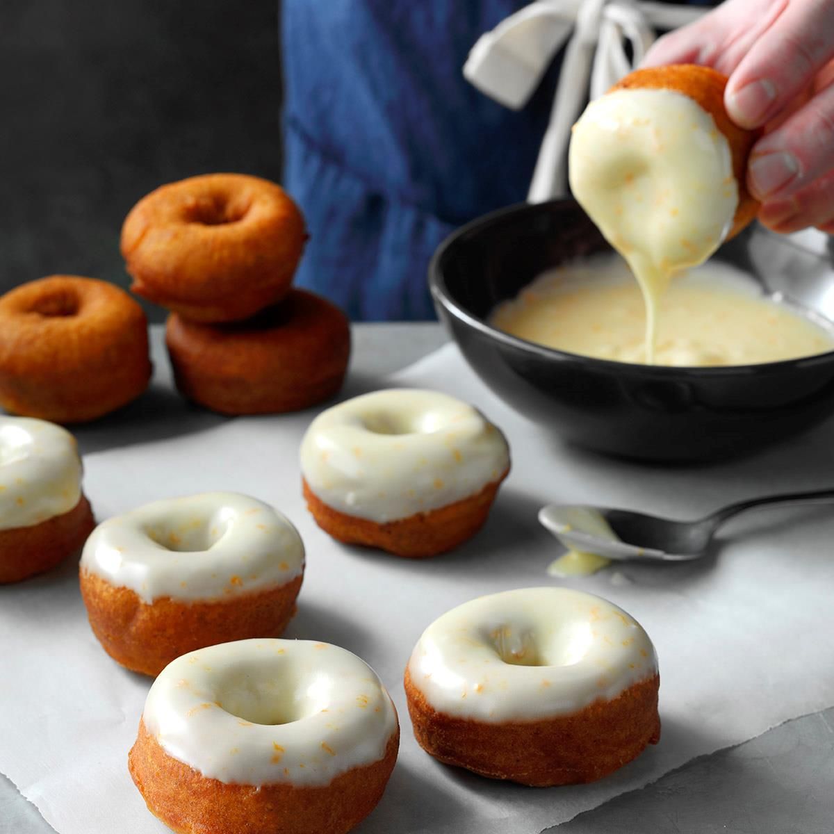baking pumpkin donuts