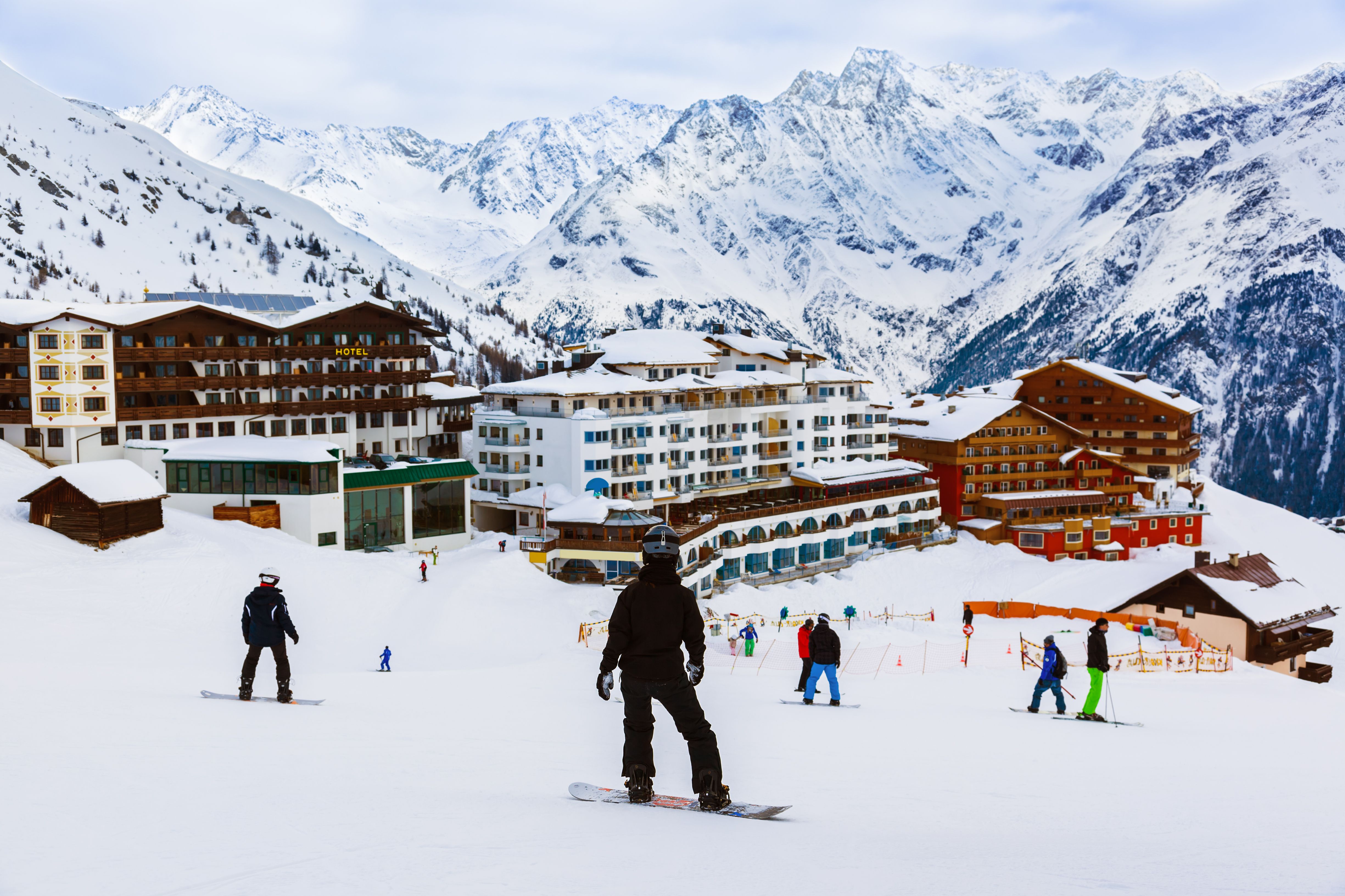 a ski resort