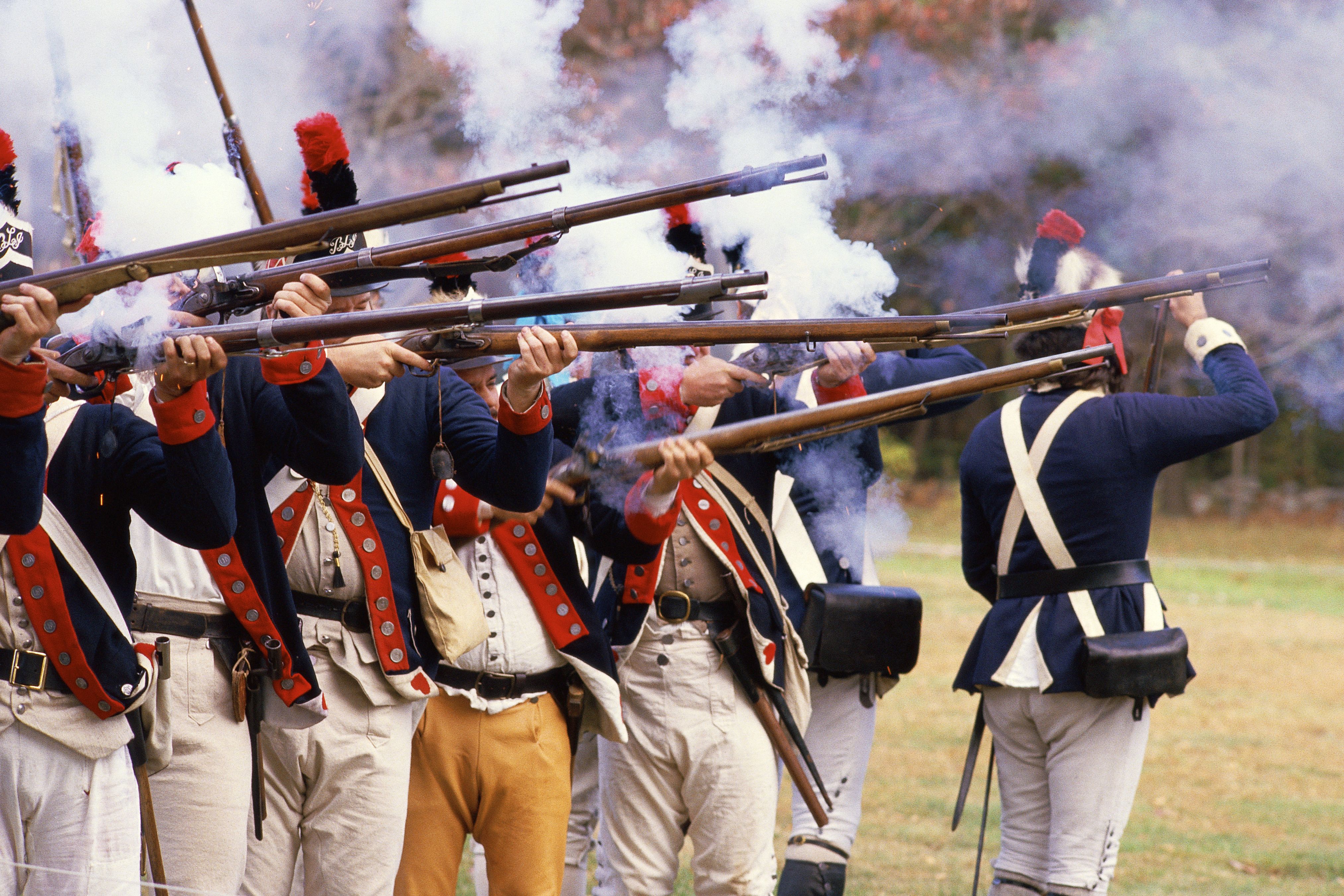 Revolutionary War reenactment