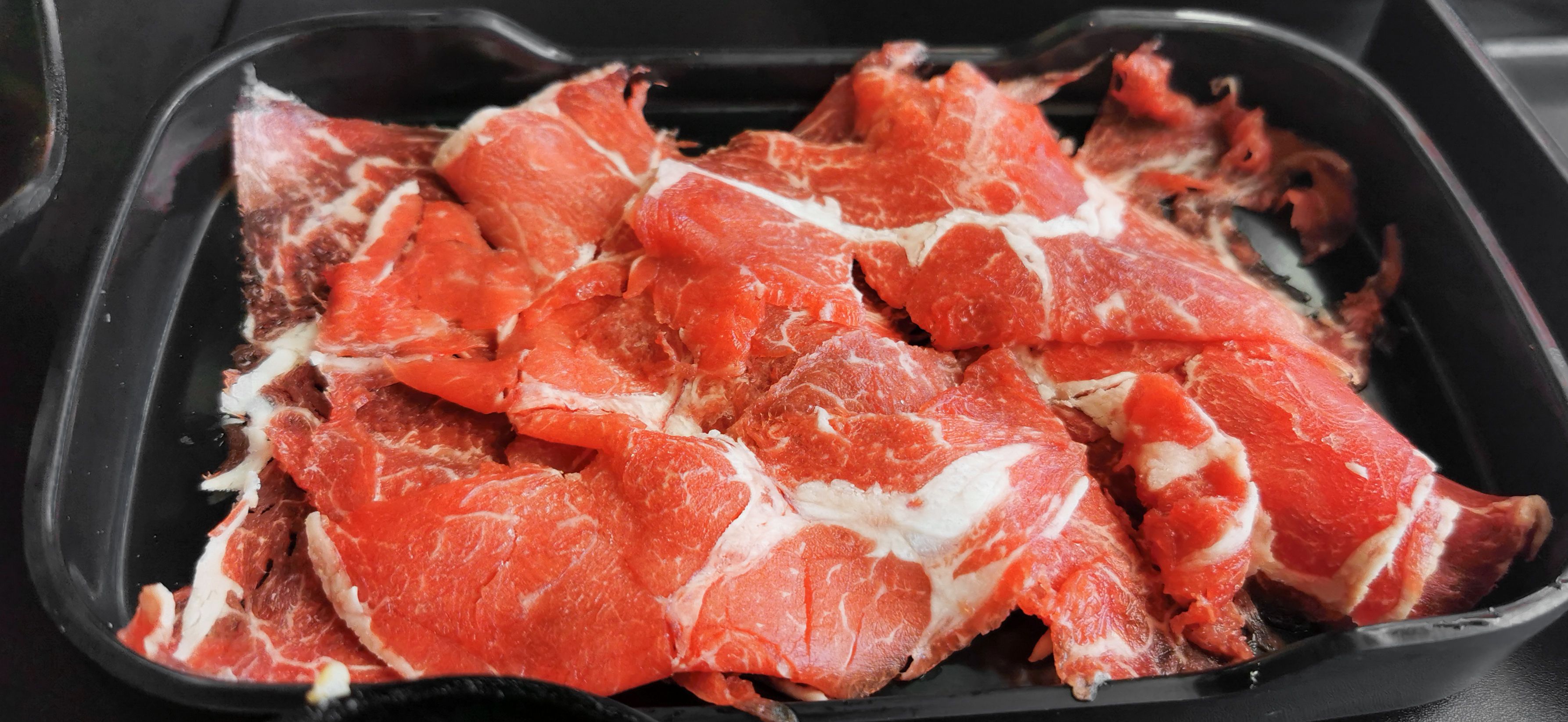 thinly sliced steak
