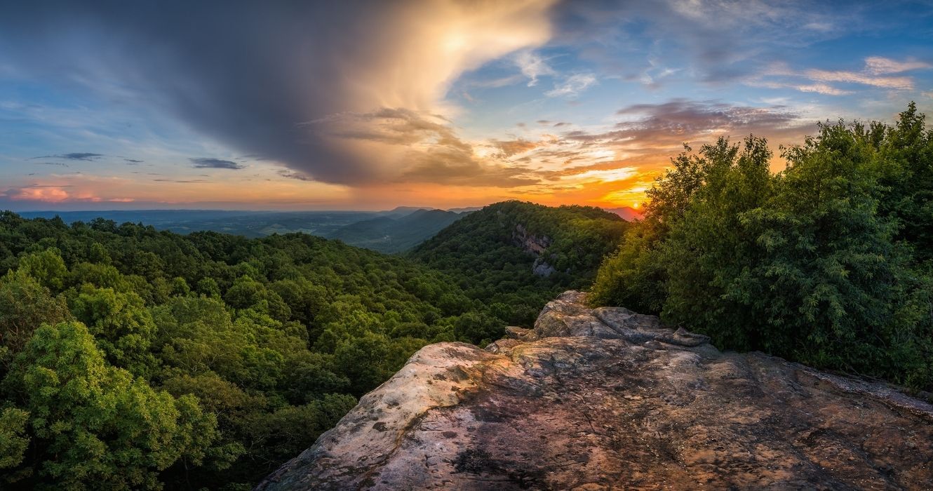 The Appalachian Mountains Run Through Kentucky, And These Mountain ...