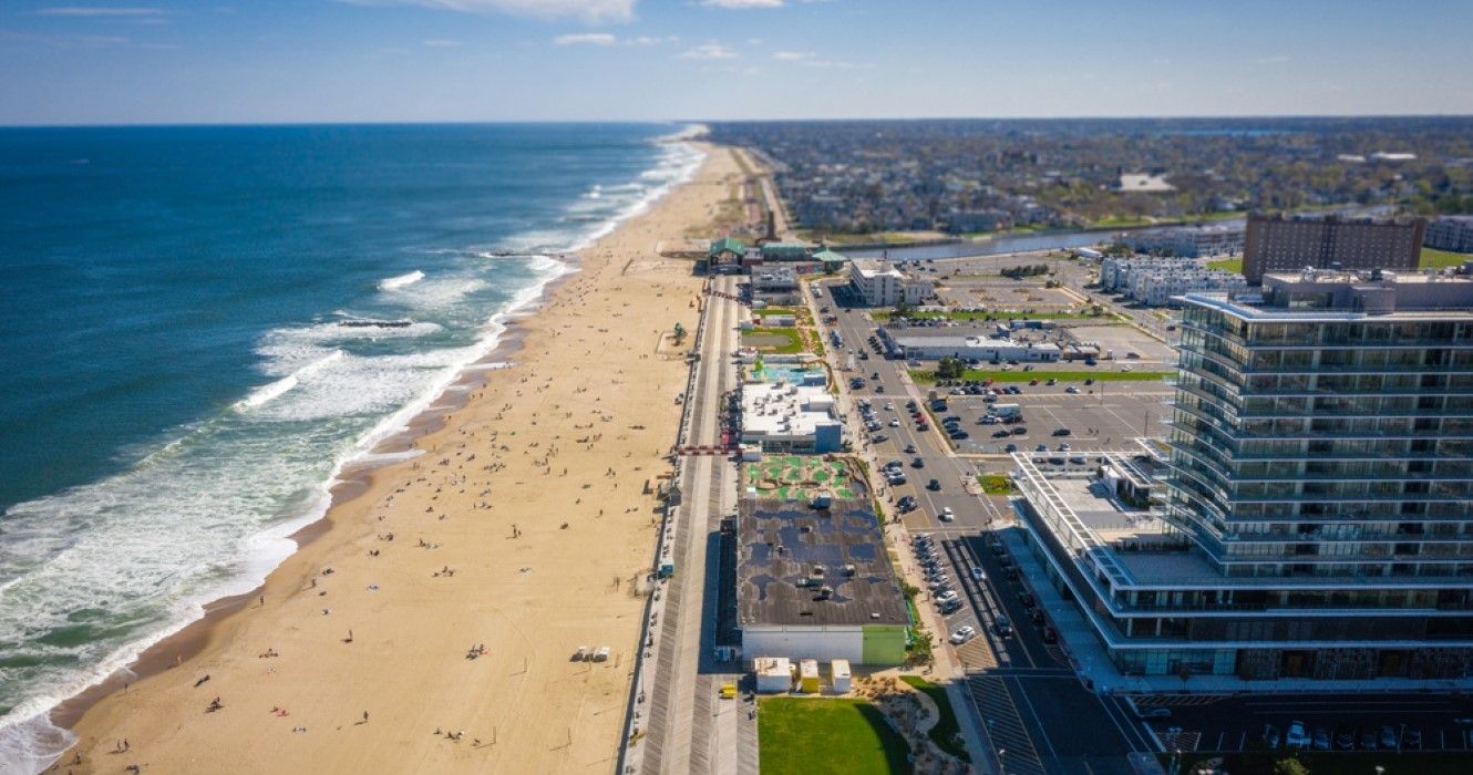 Ariel View Of Asbury Park, New Jersey 