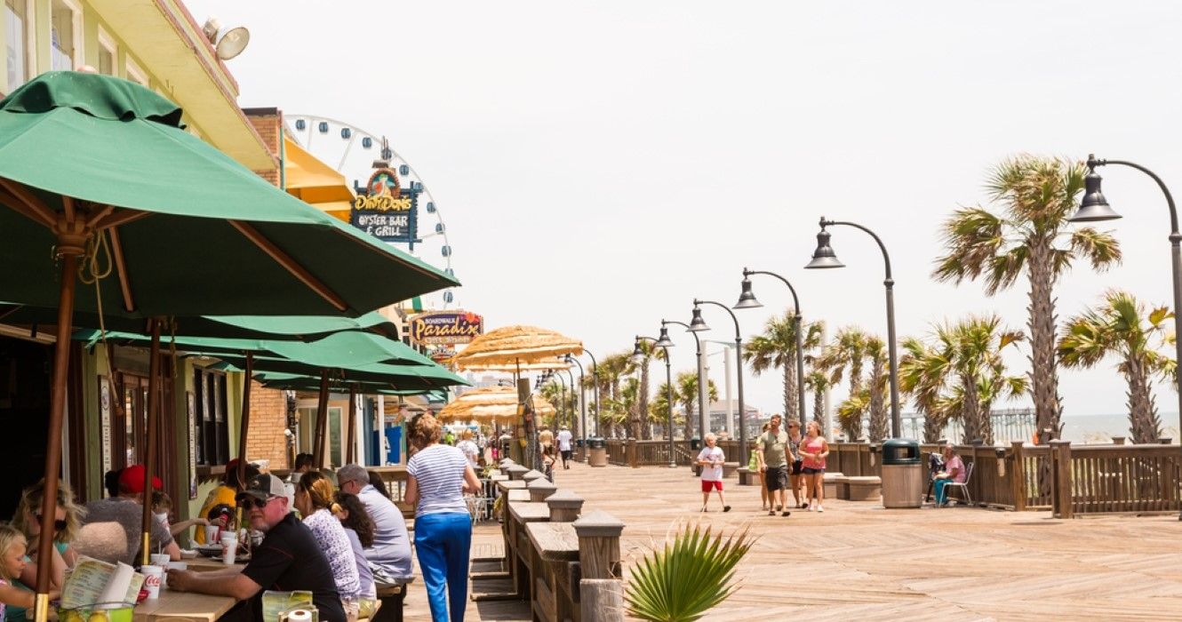 Boardwalk in Myrtle Beach, South Carolina