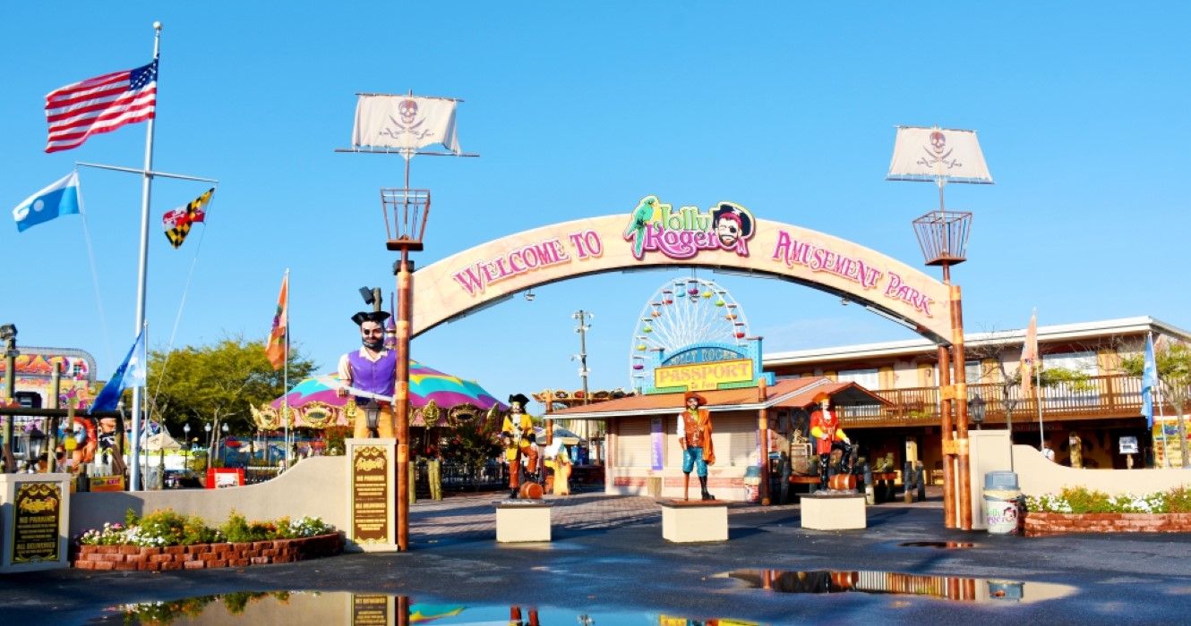 Jolly Roger Amusement Park in Ocean City, Maryland