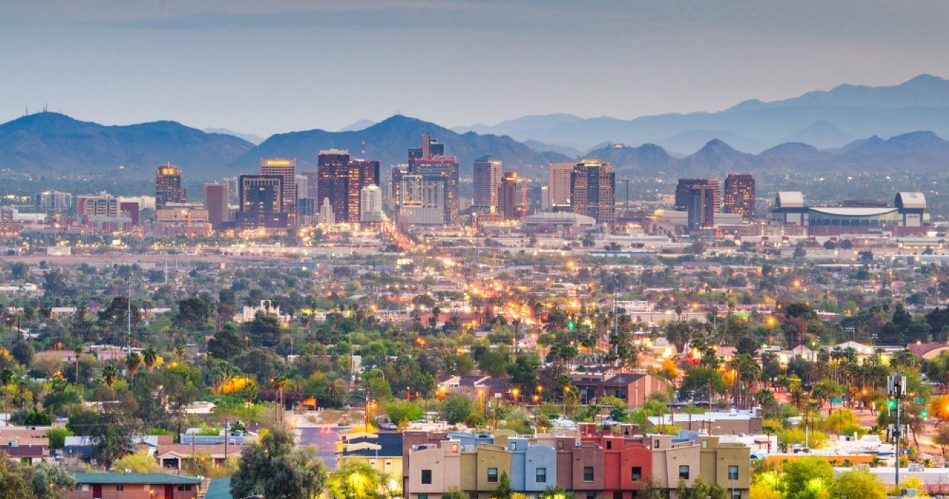 A panoramic view of Phoenix, Arizona