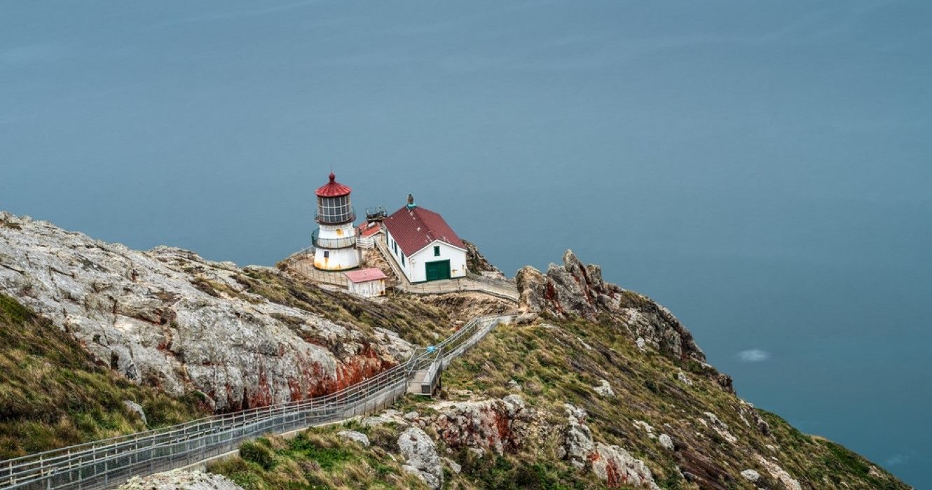 Point Reyes Lighthouse at the Point Reyes National Seashore, California