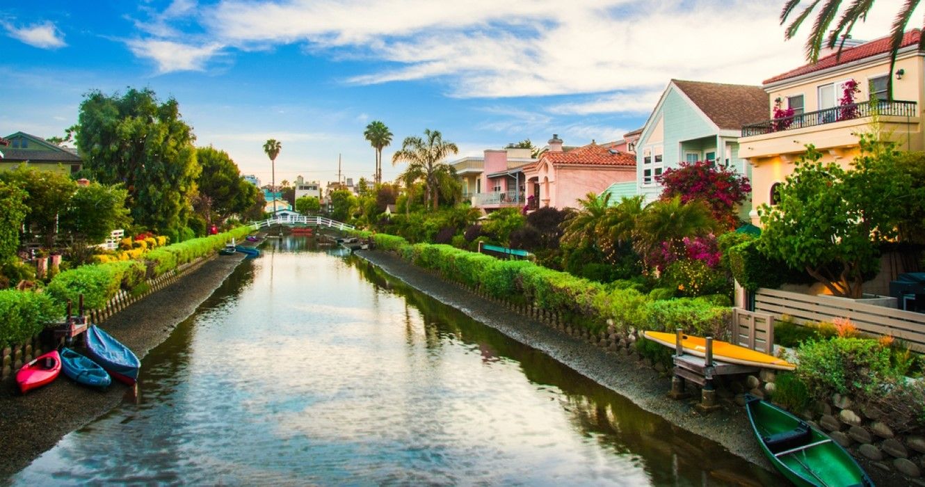 Venice Beach Canals in California