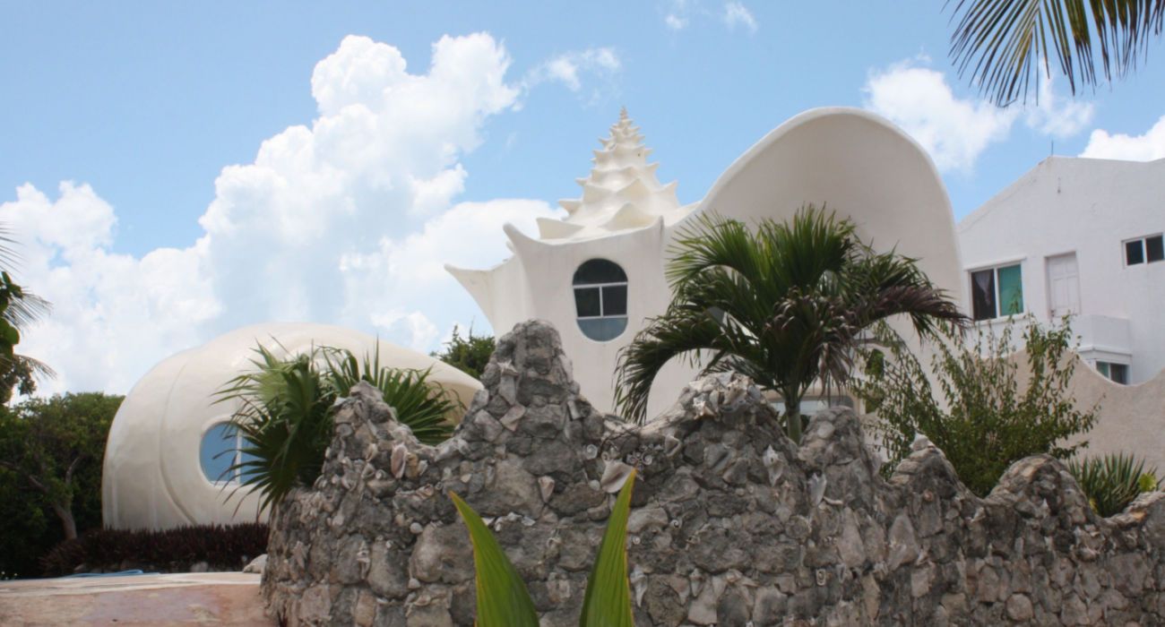 seashell house in Isla mujeres, Cancun, yucatan