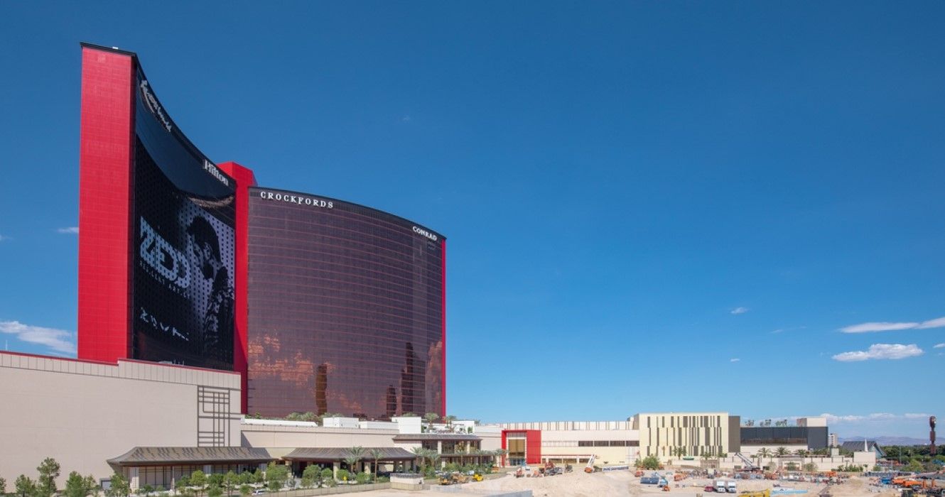 Exterior of Resorts World on the Las Vegas Strip