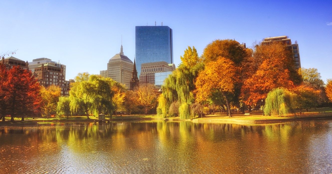 Fall foliage in Boston Common, Massachusetts