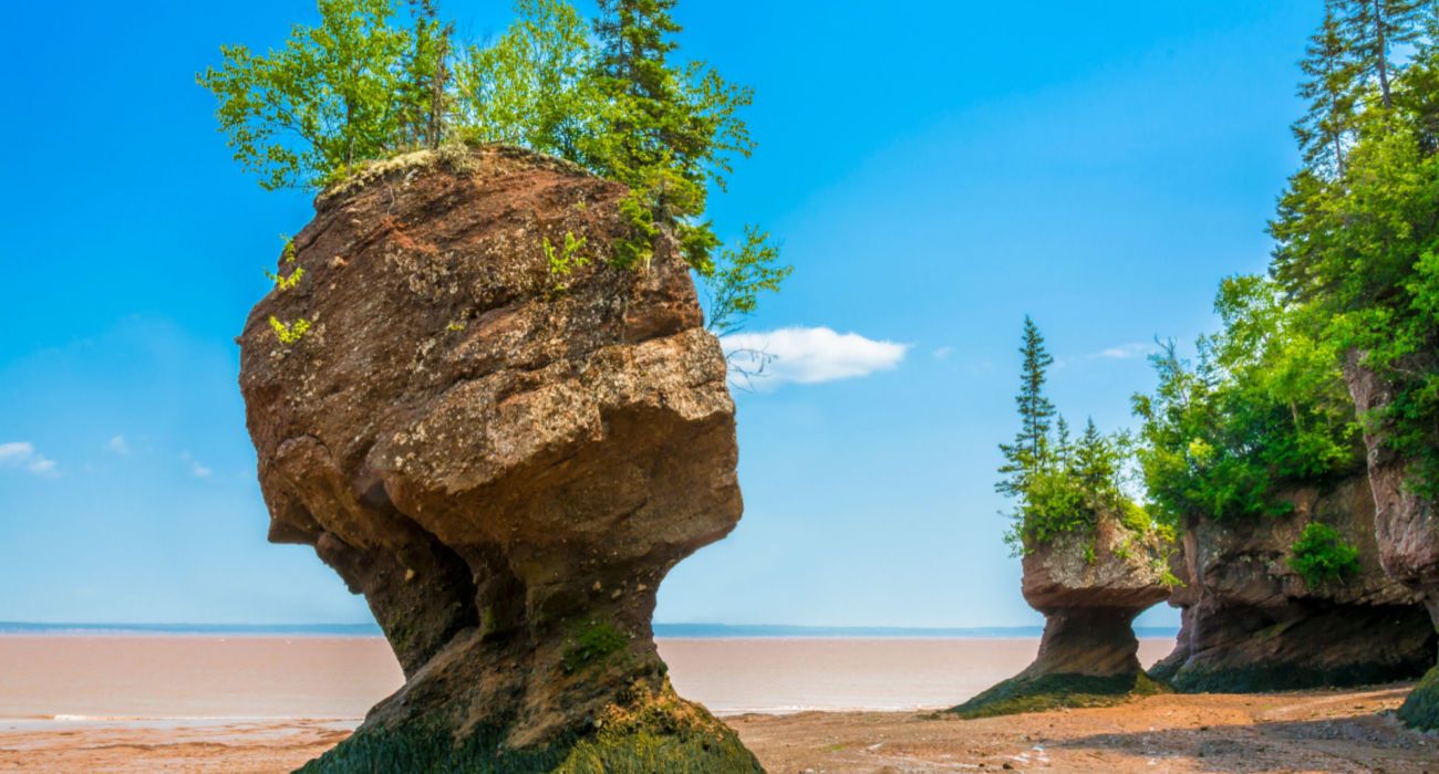 Hopewell Cape at the Bay of Fundy, New Brunswick