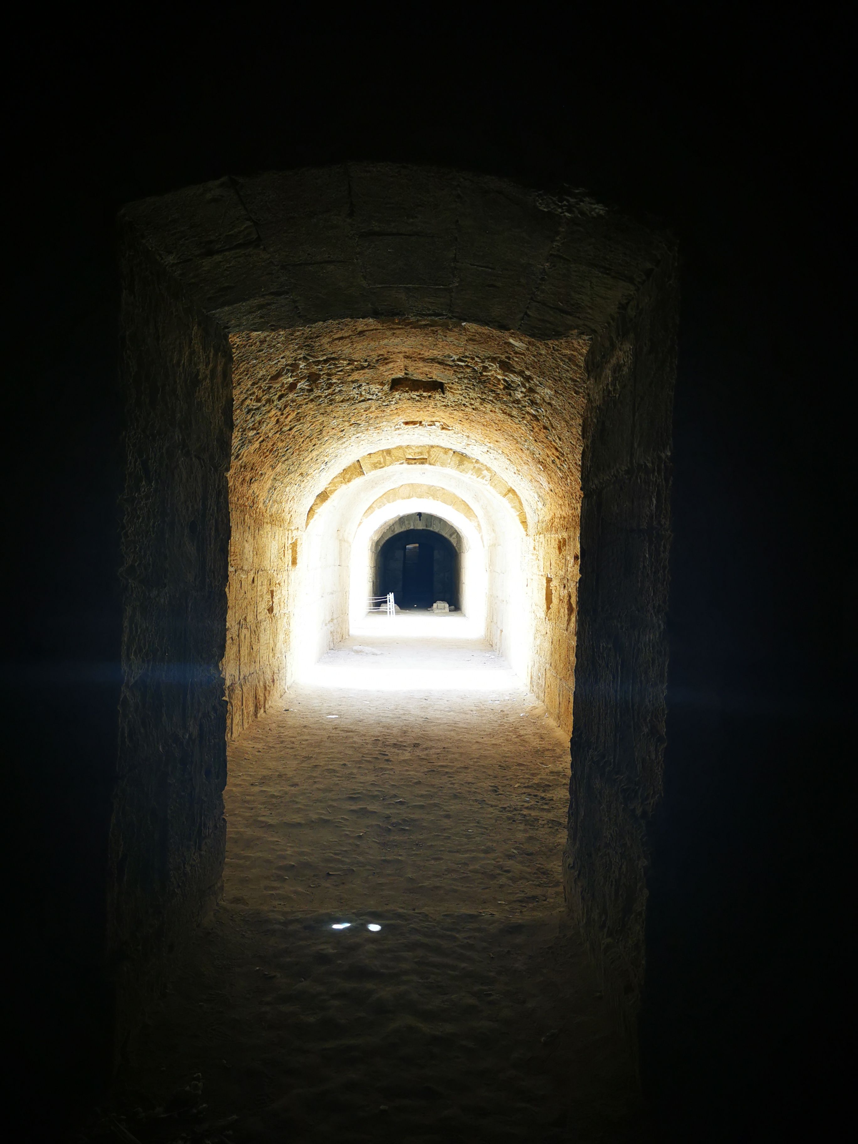 Tunnels Under The Amphitheater Of El Jem