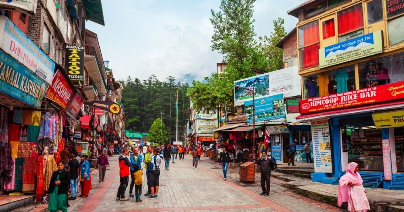 Manali town, Himachal Pradesh state of India