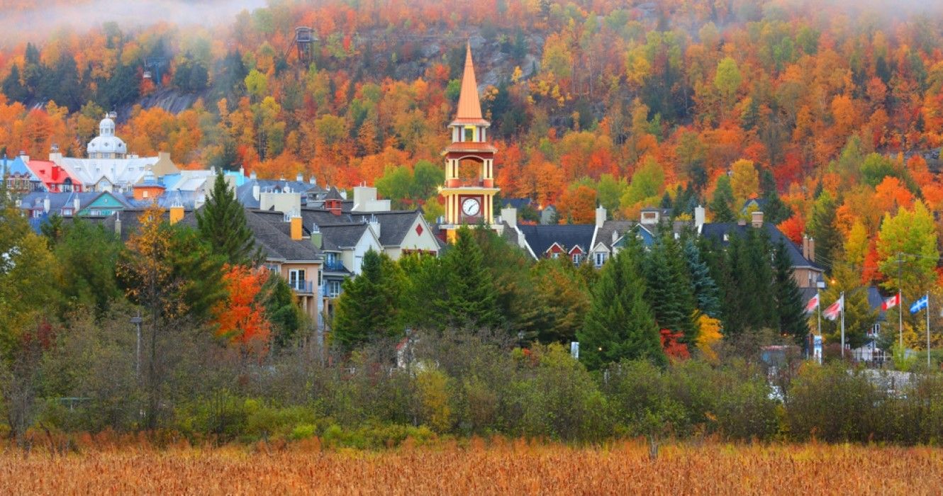 Mont Tremblant village in the fall