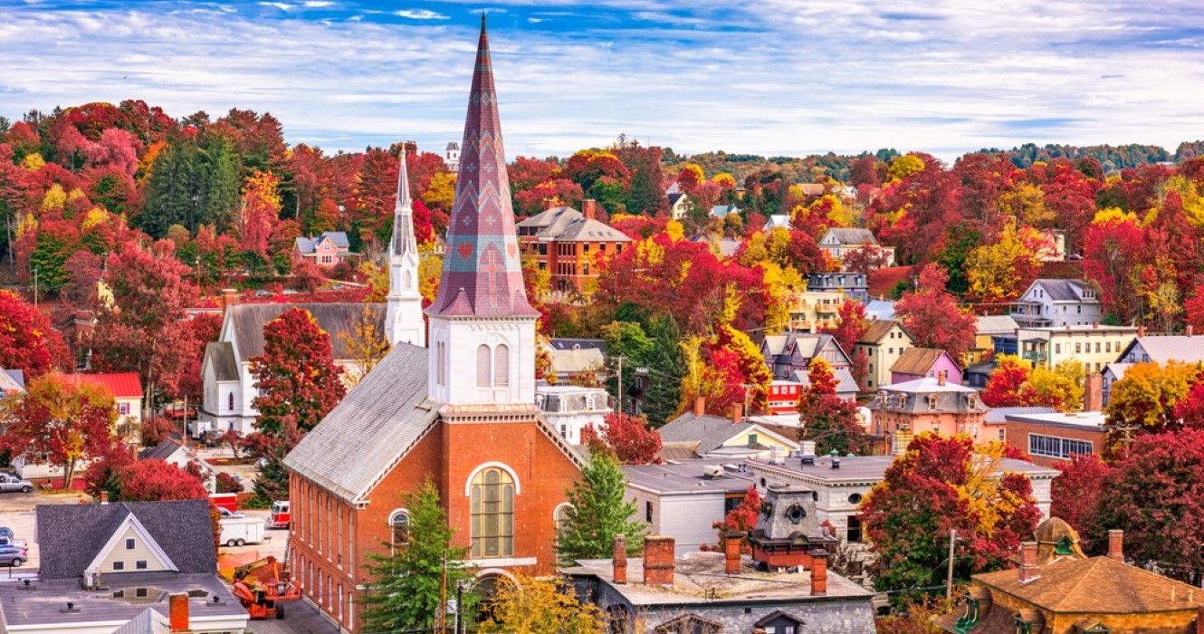 Montpelier, Vermont in autumn