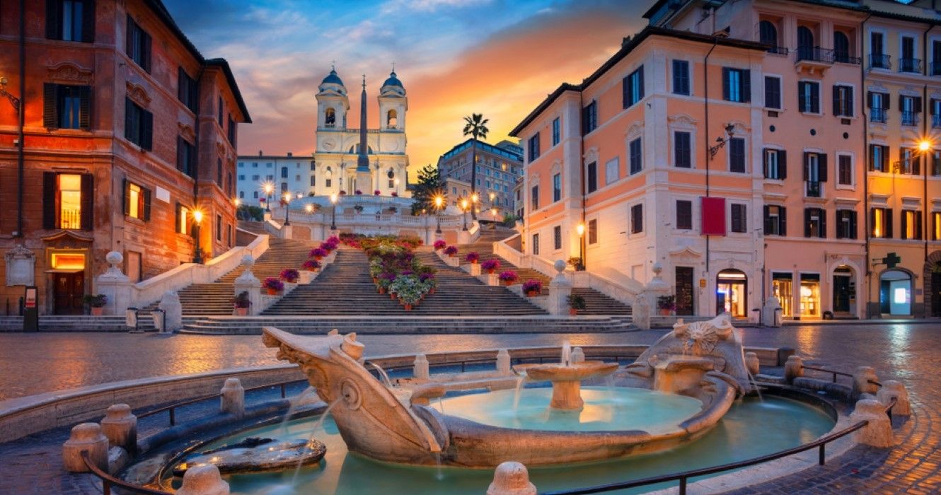 Spanish Steps in Rome, Italy