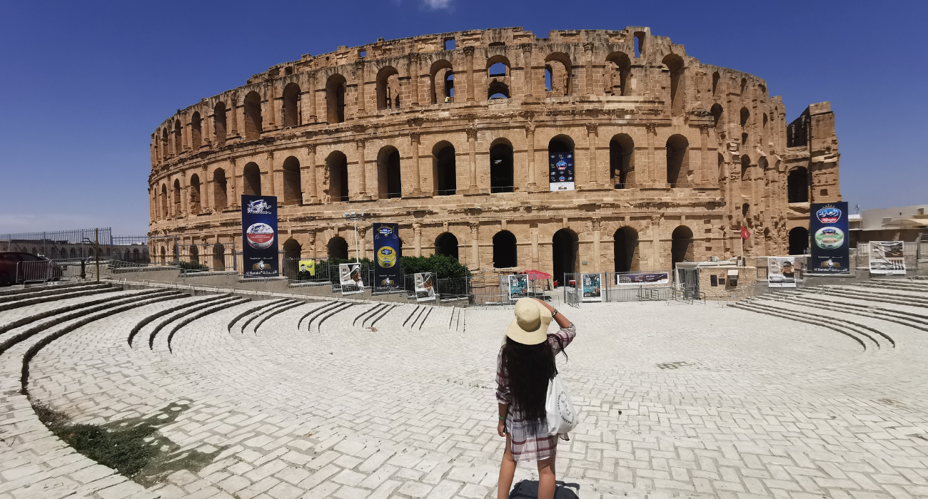 The Amphitheater of El Jem, Tunisia