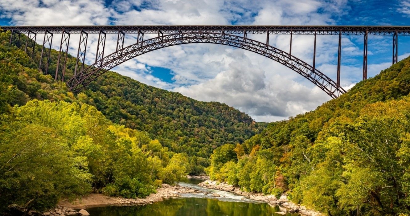 The New River Gorge Bridge at New River Gorge National Park and Preserve