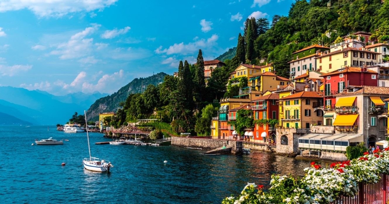 Varenna, small town on lake Como, Italy