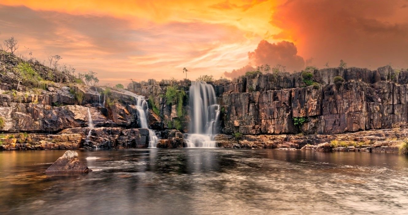 Waterfalls of Couros at Chapada dos Veadeiros, Brazil - GO